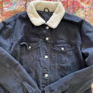 Topshop Black Jean jacket
